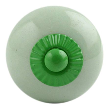 Solid Light Green Fitting Ceramic Knob